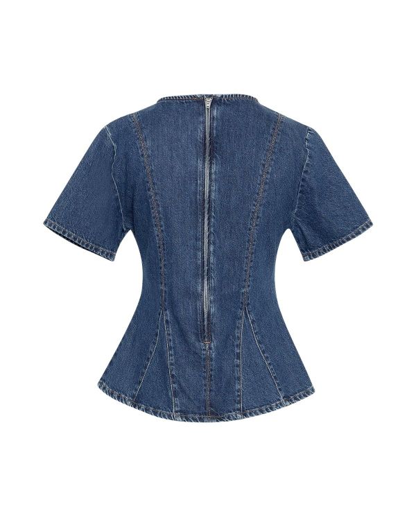MSCH Turig Alena Top Mid Blue Wash  (19770 MID BLUE WASH) - MerkenOutlet
