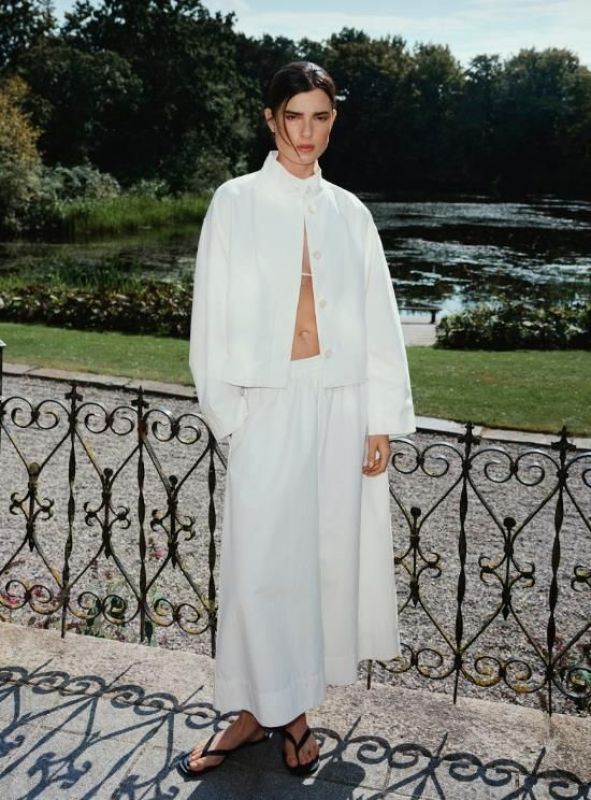 MSCH Josilyn HW Skirt Pants Egret  (19798 EGRET) - MerkenOutlet