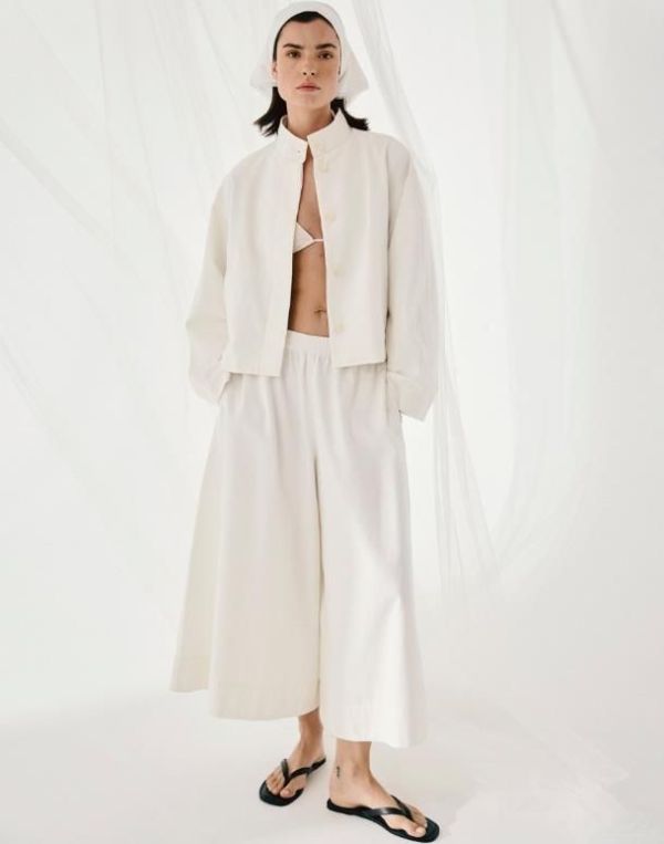 MSCH Josilyn HW Skirt Pants Egret  (19798 EGRET) - MerkenOutlet