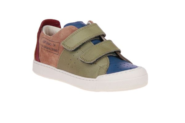 Naturino Trajan Groen-Blauwe Velcroschoen  (2014876.3C05) - MerkenOutlet