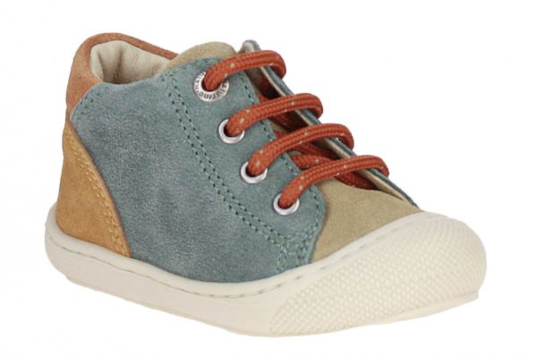 Naturino Romy Beige-Blauw Schoentje  (2015282-4D54) - MerkenOutlet