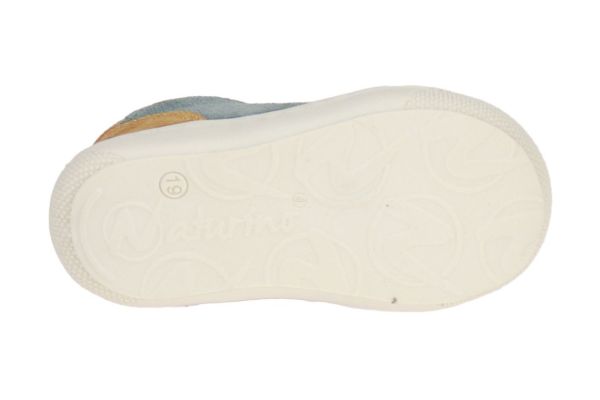 Naturino Romy Beige-Blauw Schoentje  (2015282-4D54) - MerkenOutlet