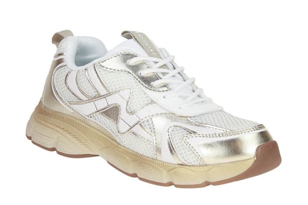 Naturino Wave Metallic Goud-Wit Sneaker  (2019091-1Q17) - MerkenOutlet