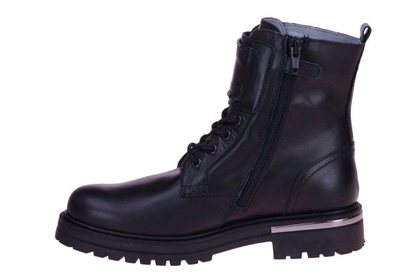 Nero Giardini Teens Zwarte Veterboot Dubbele Gesp  (031740F-100) - MerkenOutlet