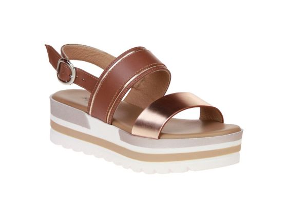Nero Giardini Cognac Sandaal  (E218880D-660) - MerkenOutlet