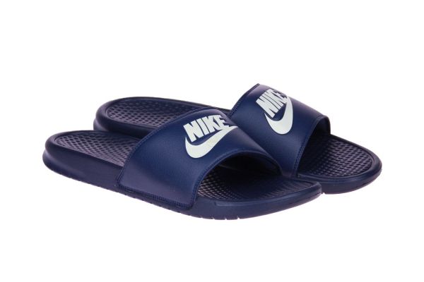 Nike Benassi JDI Blauwe Slipper  (343880) - MerkenOutlet