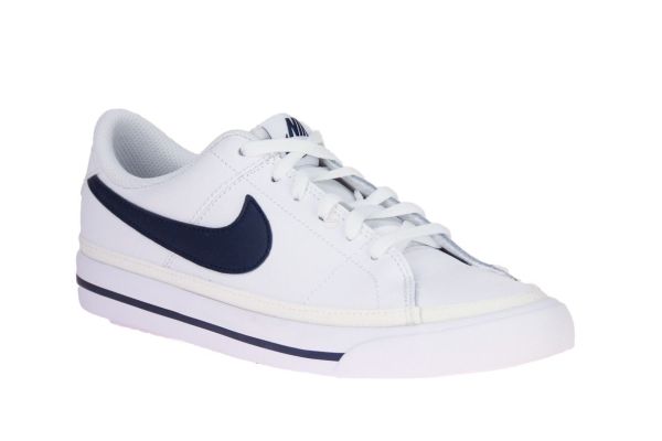Nike Court Legacy GS Wit-Blauwe Sneaker  (DA5380-125) - MerkenOutlet