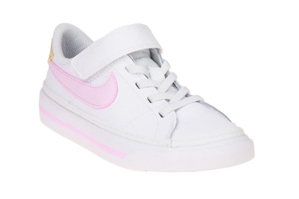 Nike Court Legacy TDV Sneaker Wit-Roze  (DA5382-115) - MerkenOutlet