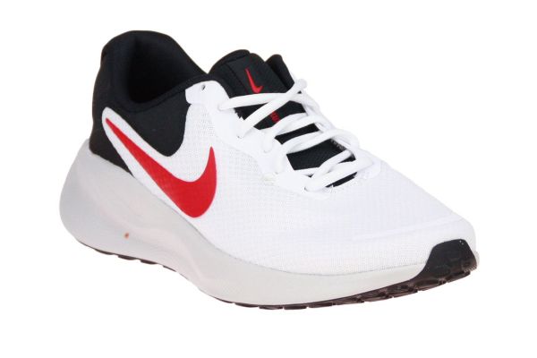 Nike Revolution 7 Sneaker Wit-Rood  (FB2207-102) - MerkenOutlet