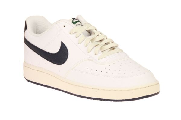 Nike  Court Vision Low Sneaker Wit-Blauw  (HF9198-100) - MerkenOutlet