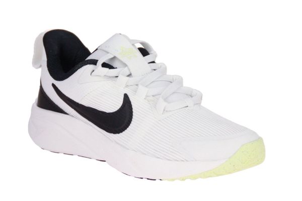 Nike Star Runner 4 GS Summit White/Black-Barely Volt  (DX7614-102) - MerkenOutlet