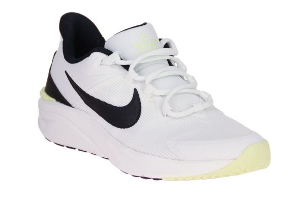 Nike Star Runner 4 GS Wit-Zwarte Sportschoen  (DX7615-102) - MerkenOutlet