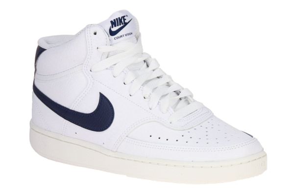 Nike Court Vision Mid White/Midnight Navy  (CD5436-109) - MerkenOutlet
