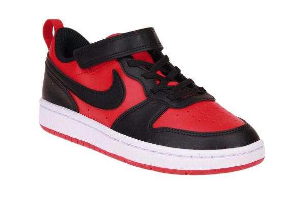 Nike Court Borough Low Recraft PS Zwart-Rood  (DV5457-600) - MerkenOutlet