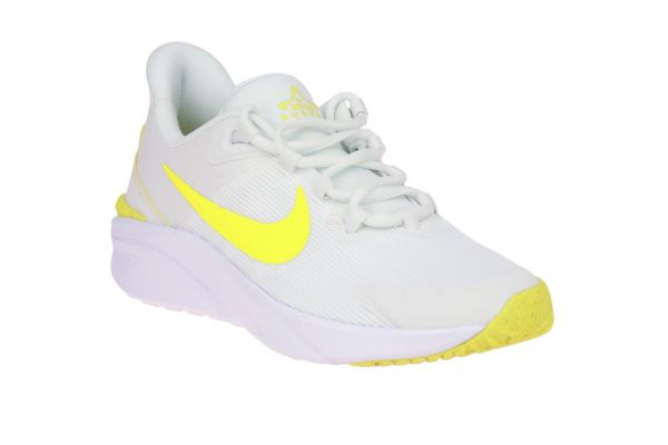 Nike Star Runner 4 Summit White/Opti Yellow  (DX7615-101) - MerkenOutlet