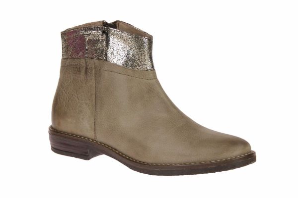 Ninette en Fleur Taupe Enkellaars  (8408) - MerkenOutlet