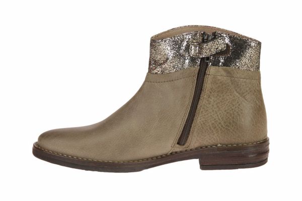 Ninette en Fleur Taupe Enkellaars  (8408) - MerkenOutlet