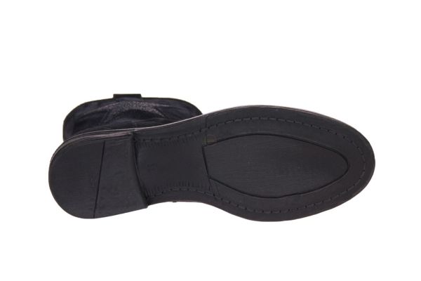 Ninette en Fleur Blauw Suede Korte Laars  (8986) - MerkenOutlet