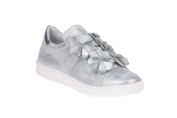 Ninette En Fleur Zilveren Sneaker  (9077) - MerkenOutlet