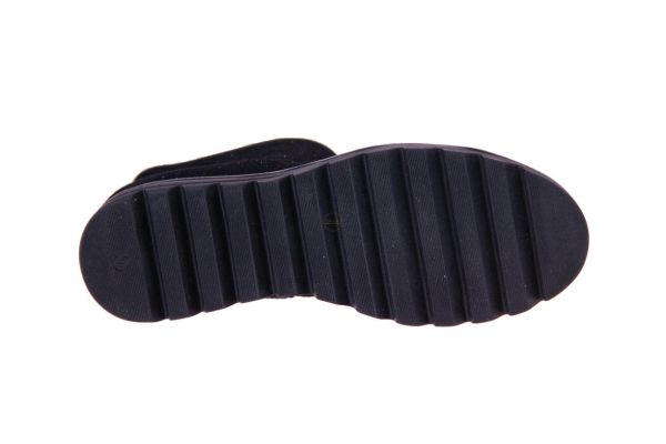 Ninette en Fleur Zwarte Korte Laars Glitter  (9170) - MerkenOutlet