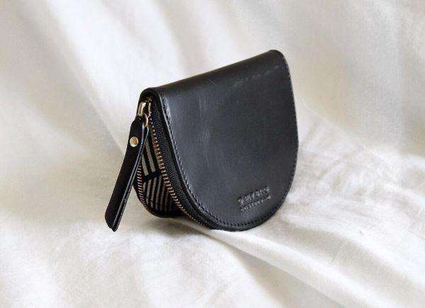 O My Bag Laura Coin Purse Black  (OMB-E147CV) - MerkenOutlet