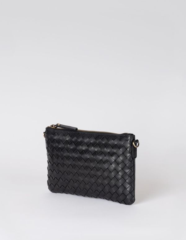 O My Bag Lexi Black Woven Classic Leather  (OMB-E167CVW) - MerkenOutlet