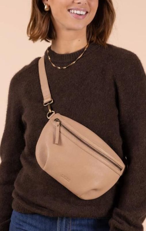 O My Bag Milo Sand Soft Grain Leather  (OMB-E182S) - MerkenOutlet