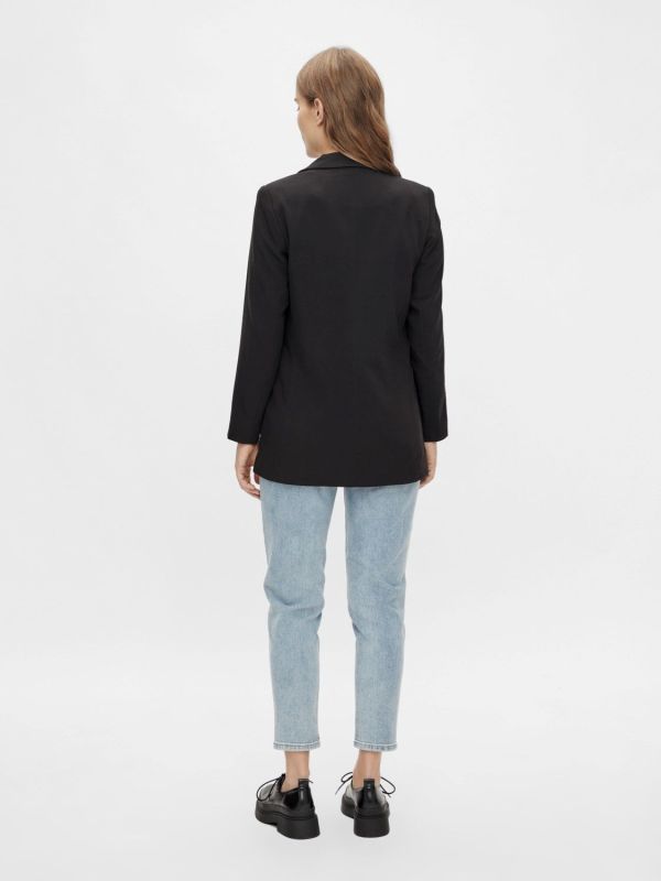 Object Sigrid L/S Blazer Noos Black  (23035737black) - MerkenOutlet