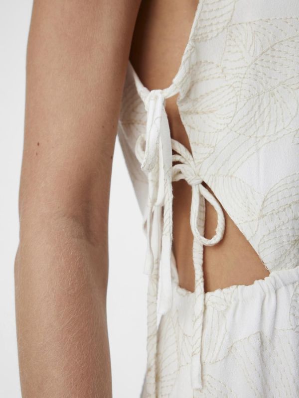 Object Lamira S/L Midi Dress Sandshell  (23044119-sandshell) - MerkenOutlet