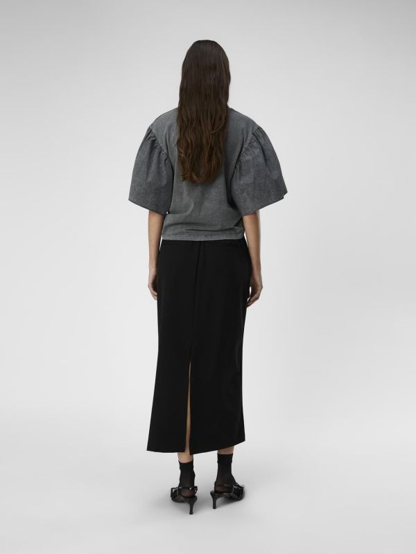 Object Lisa MW Long Skirt Black  (23044679-black) - MerkenOutlet