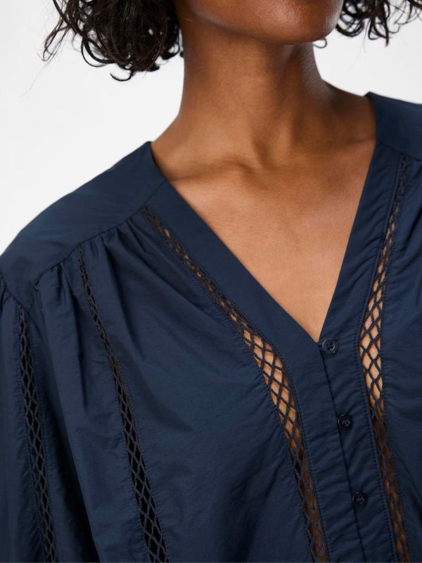 Object Helena L/S Top 134 Sky Captain  (23044925 sky captain) - MerkenOutlet