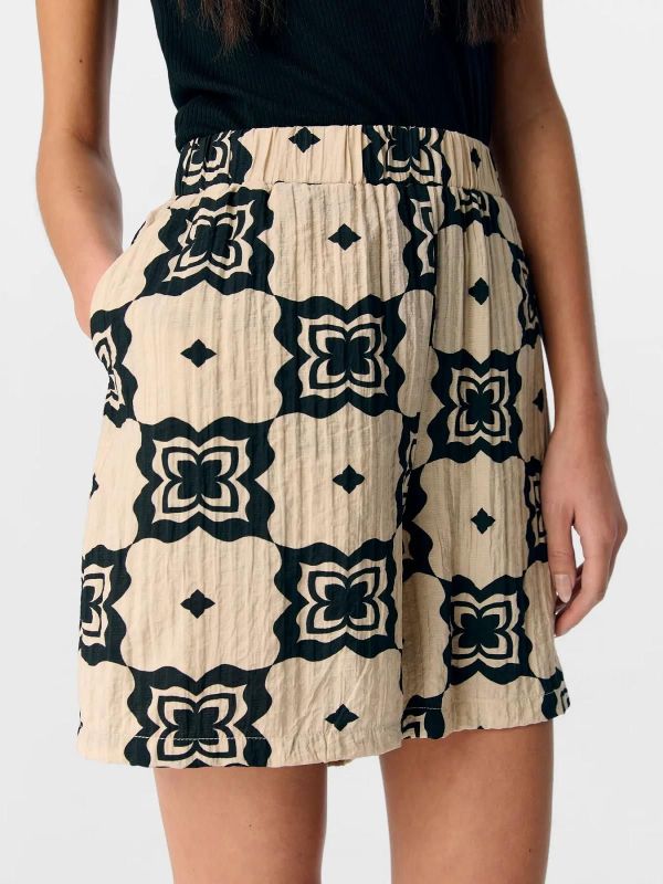 Object Ella MW Shorts Sandshell-Black  (23046480) - MerkenOutlet