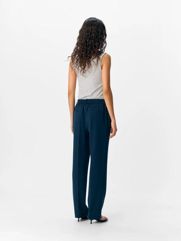 Object Lisa MW Straight Pants Sky Captain  (23047613 SKY CAPTAIN) - MerkenOutlet