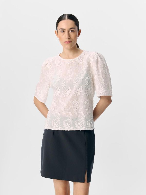 Object Mya 2/4 RE Top Cloud Dancer  (23048111 CLOUD DANCER) - MerkenOutlet