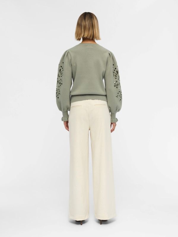 Object Lisa Wide Pant Noos Sandshell  (23037921-sandshell) - MerkenOutlet
