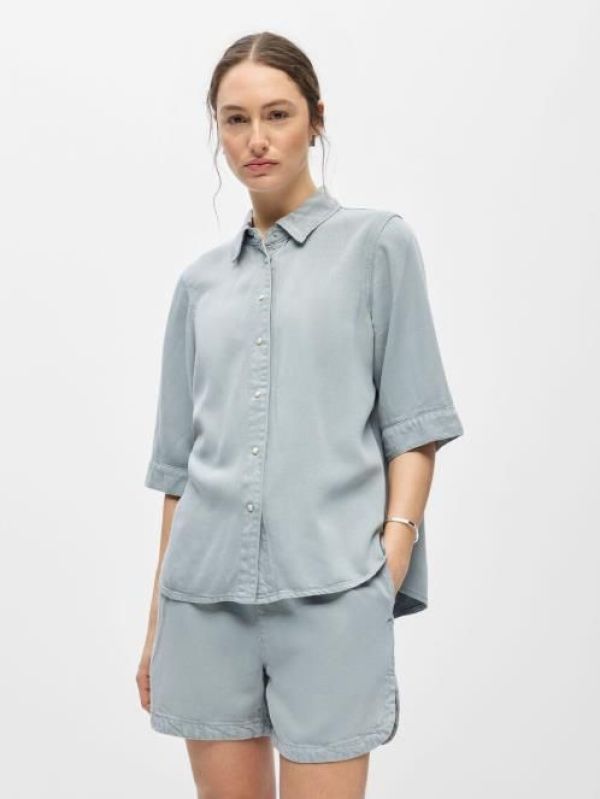 Object Frame 2/4 RE Denim Top Winter Sky  (23046164 WINTER SKY) - MerkenOutlet