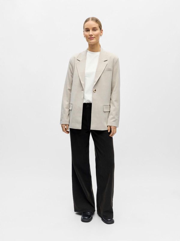 Object Lisa LO Blazer Humus Melange  (23048081 HUMUS) - MerkenOutlet
