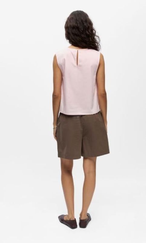 Object Paige LO S/L Top Pale Lilac  (23048392 PALE LILC) - MerkenOutlet