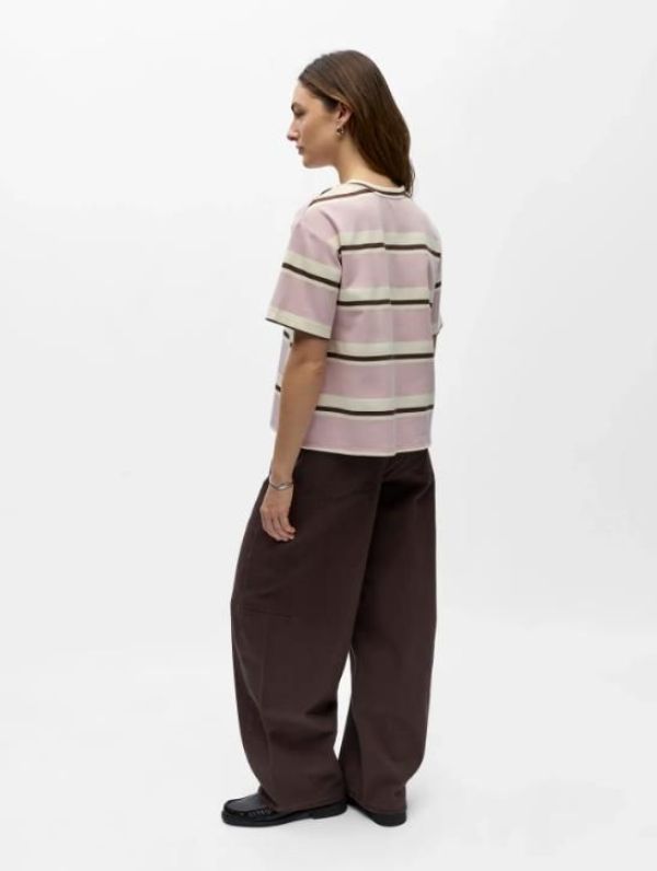Oject Hazel 2/4 LO T-Shirt Pale Lilac/Cloud Dancer/Rose Brown  (23048854 Pale Lilac Cloud dancer/rose br) - MerkenOutlet