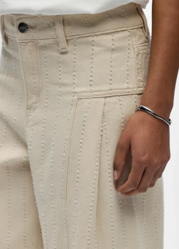 Object Bella HW Wide Pant Birch  (23049347 Birch) - MerkenOutlet