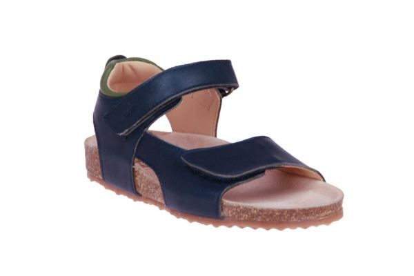 Ocra Blauwe Sandaal  (603-22E14) - MerkenOutlet