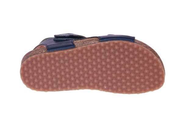 Ocra Blauwe Sandaal  (603-22E14) - MerkenOutlet