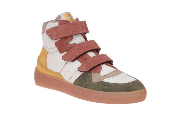 Ocra Beige-Cognac Velcroschoen  (D408-SETA) - MerkenOutlet
