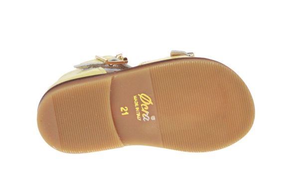 Ocra Geel Sandaaltje Lak  (D055-vernice lime) - MerkenOutlet