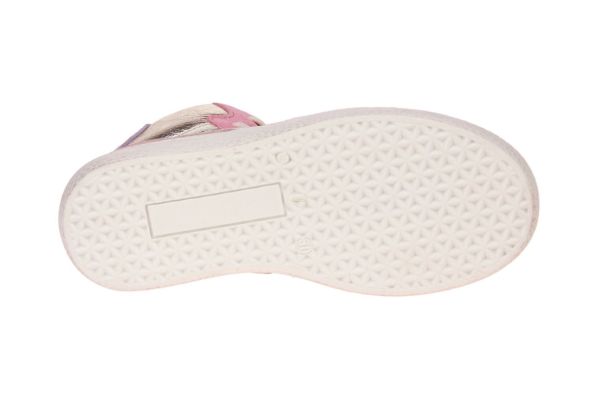 Ocra Goud Hoge Sneaker  (D407-VIT/24I7) - MerkenOutlet
