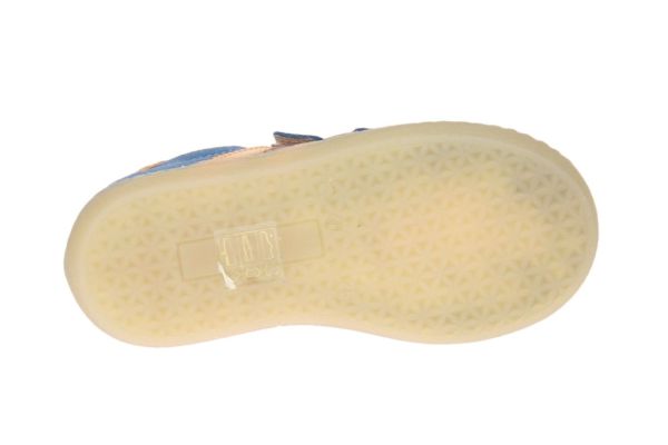 Ocra Velcroschoen Blauw-Oranje  (127-VIT/24E30) - MerkenOutlet