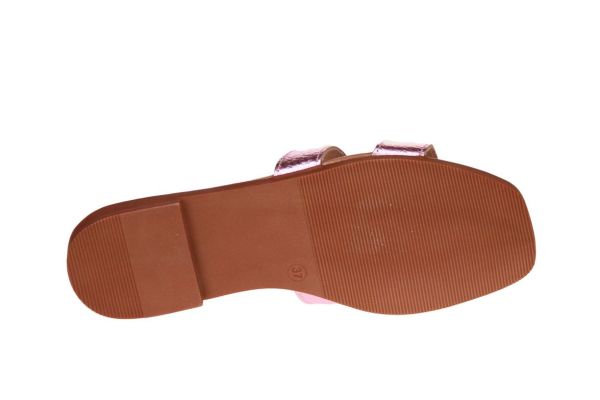 Oh! My Sandals Roze Metallic Slipper  (5321-PINK) - MerkenOutlet