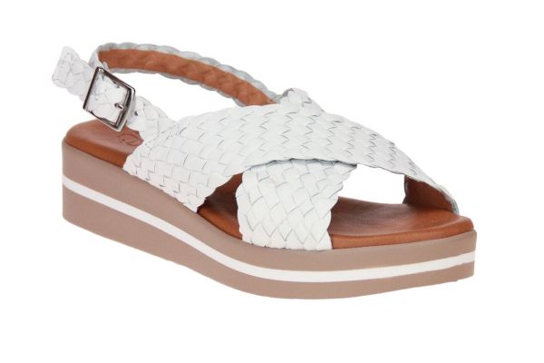 Oh! My Sandals Witte Sandaal  (5492-BLANCO) - MerkenOutlet