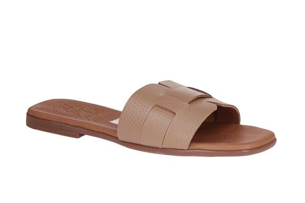 Oh My Sandals Slipper Taupe  (5550-TAUPE) - MerkenOutlet