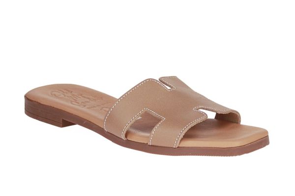 Oh My Sandals Slipper Taupe  (5566-TAUPE) - MerkenOutlet